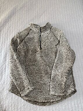 Women's Plush Half-Zip Sherpa Pullover